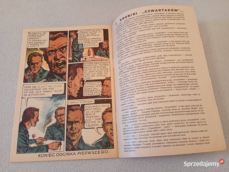 Podziemny front Zamach Drugie wydanie w świetnym łódzkie Łódź