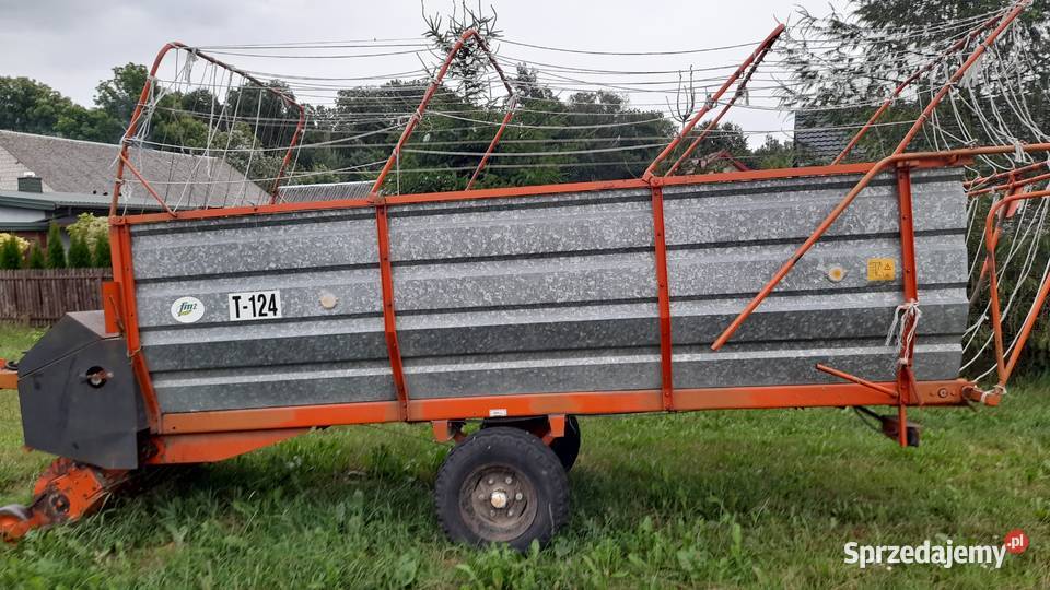 Przyczepa samozbierająca FMŻ T124 Wóz konny Zambrów