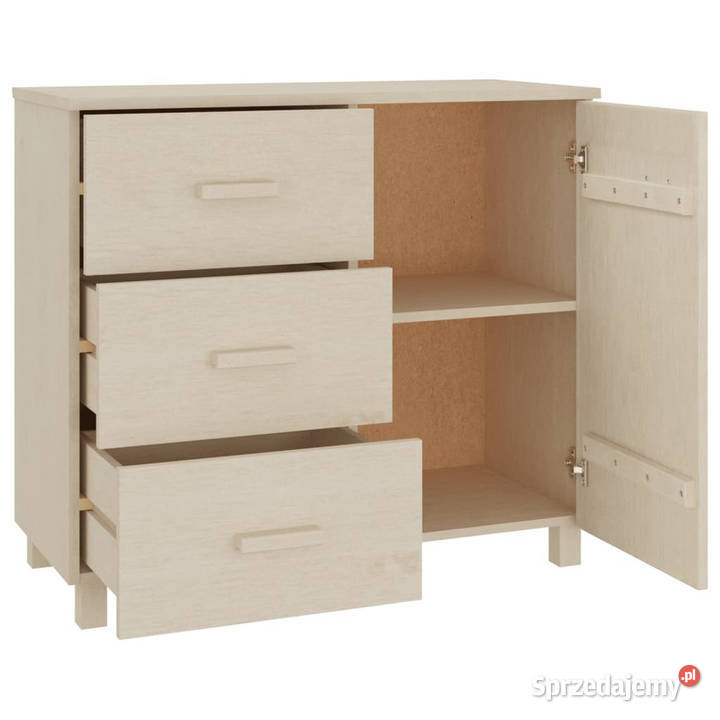 Szafka HAMAR miodowy brąz 90x40x80 lite drewno Warszawa