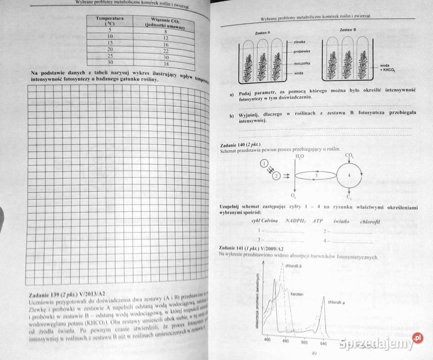 BiologiaTom 2 Zbiór zadań z odpowiedziami Pozostałe lubelskie sprzedam