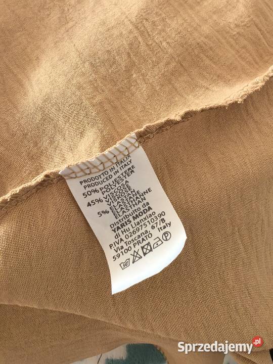 Bluzka damska rozmiar uniwersalny camel ciemny