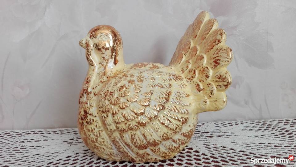 Indyk ptak figura z porcelany Białystok