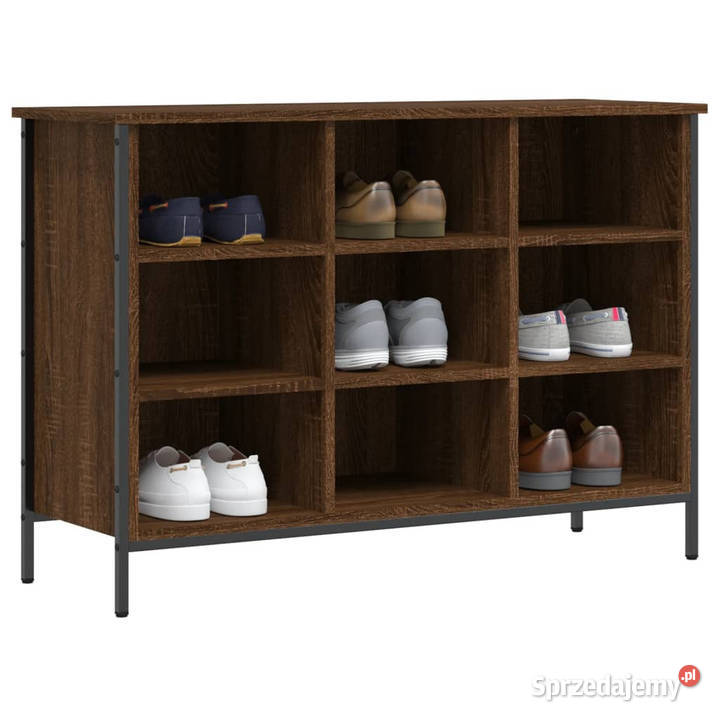 Szafka na buty brązowy dąb 100x35x70 WM831847 mazowieckie