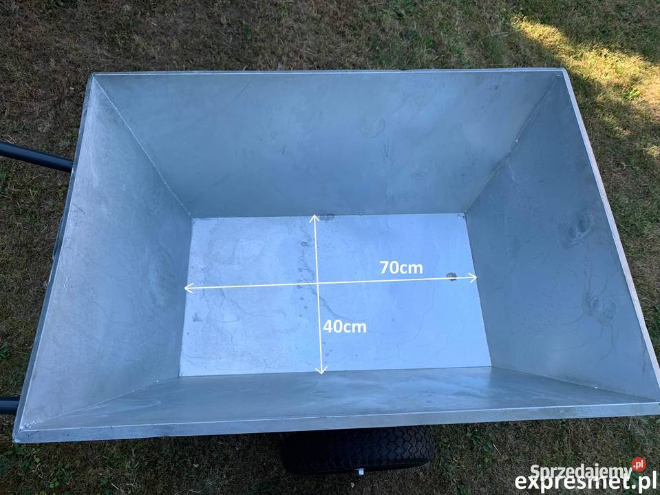 Taczka spawana 90 litrów grubość 25 mm MOCNA DO