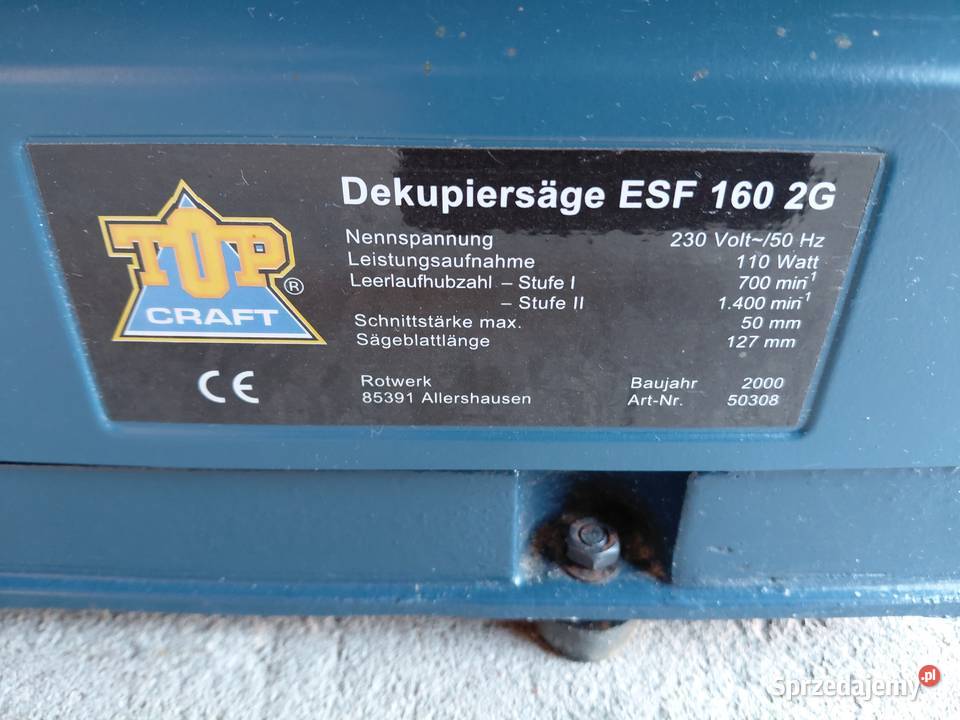 Wyrzynarka włosowa ESF 160 2G 234