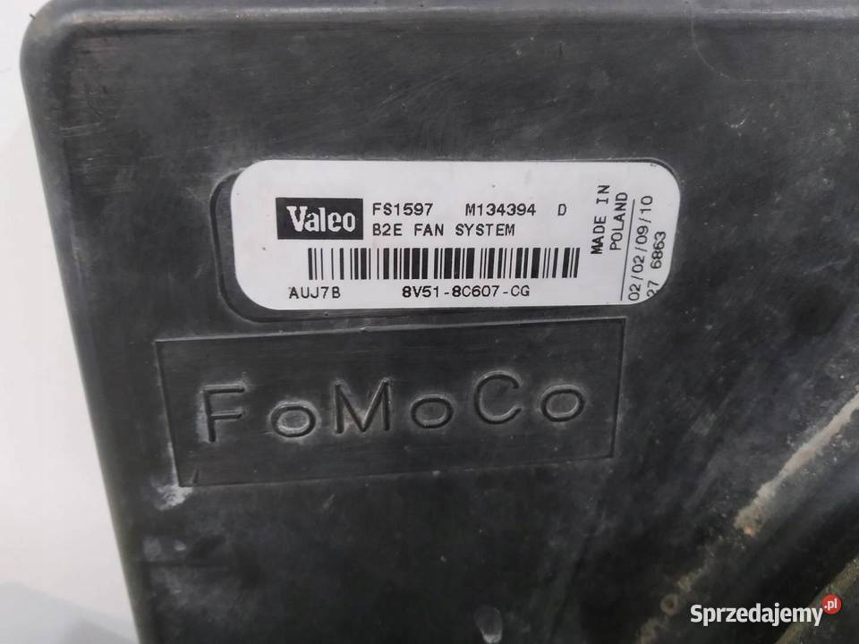 WENTYLATOR CHŁODNICY 14 TDI 8V518C607CG Ford