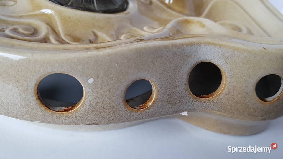 Porcelitowa osłonaozdoba oprawa na dzwonek Dąbrowa Górnicza