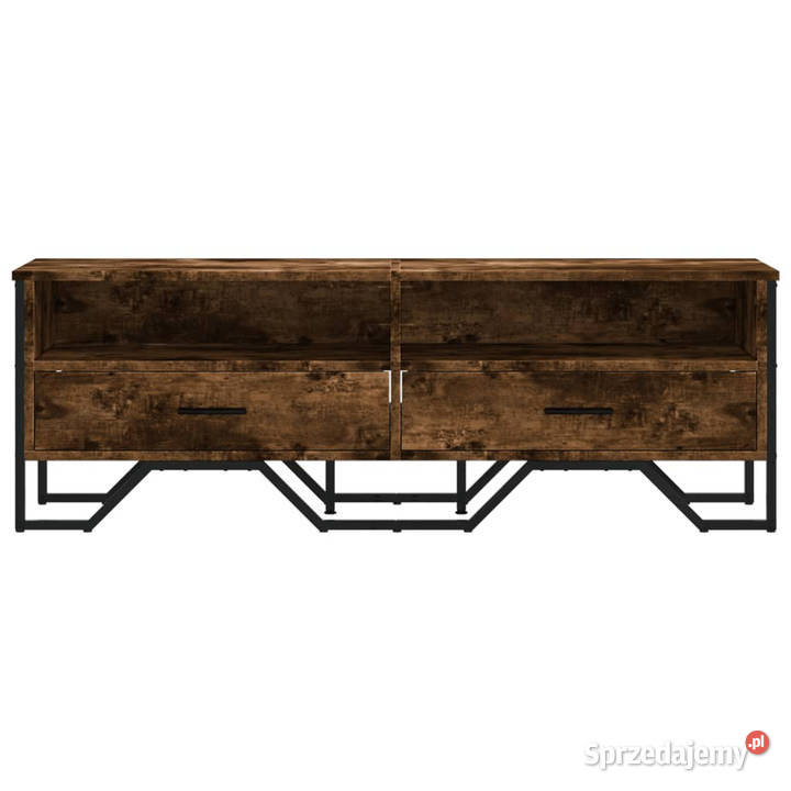 Szafka pod TV przydymiony dąb 122x34x41 WM848581 Warszawa
