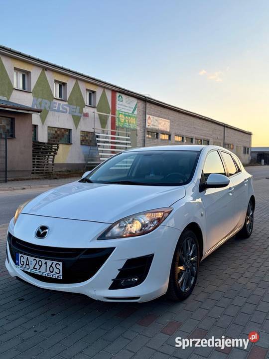 Mazda 3 BL 2009 biała 16 MZCD niski przebieg