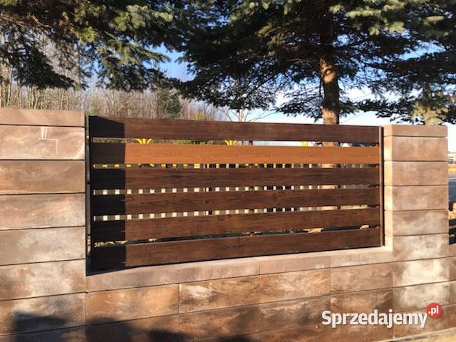 Ogrodzenia drewnopodobne ekonomiczne Kielce