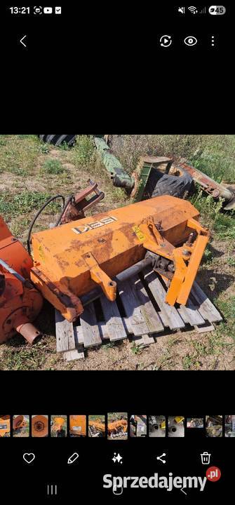 Zamiatarka szczotka do traktorka Ruda