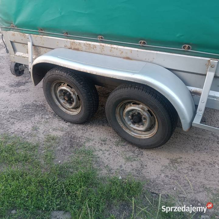 Przyczepa dwuosiowa z plandeką 25m Bydgoszcz sprzedam