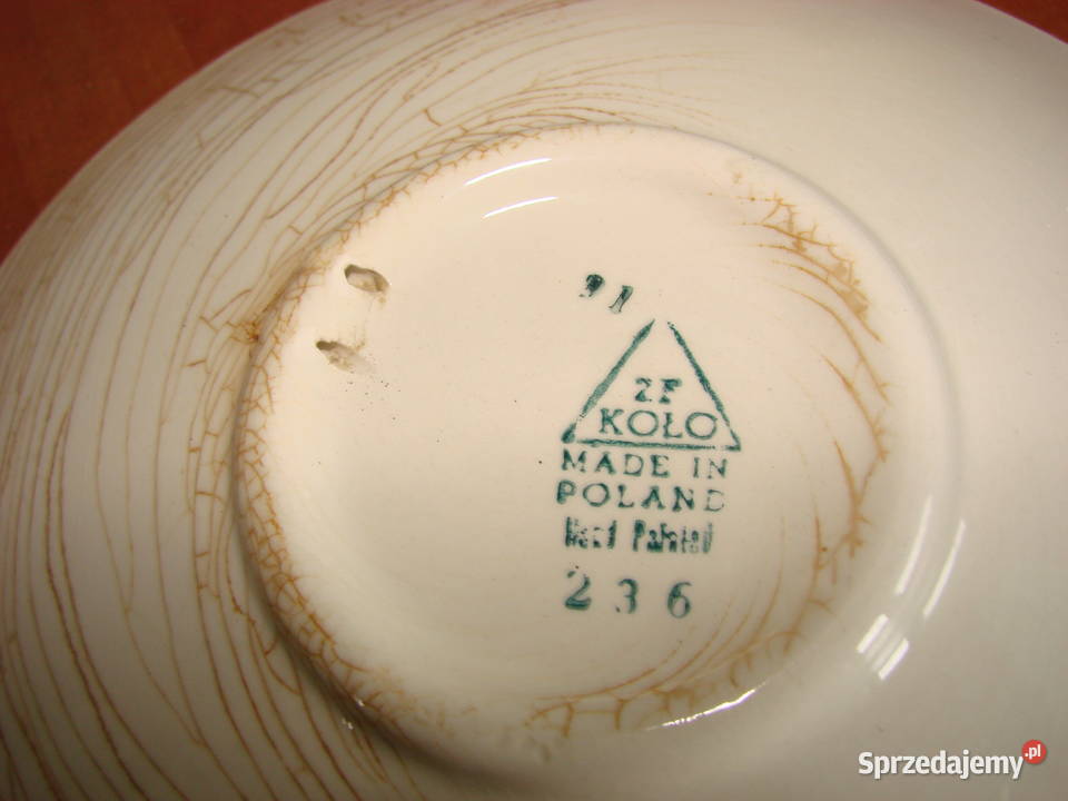 ZF Koło fajansowy talerz Pruszcz Gdański sprzedam