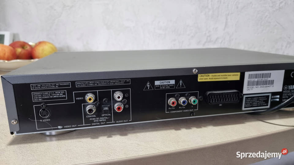 Yamaha odtwarzacz kompaktowy DVD S 540 DVDS540 Międzychód
