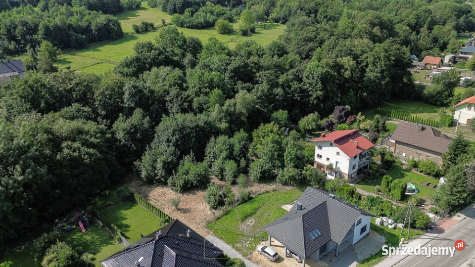 Działka budowlana pod dom lesie 21 arów Wadowice 2185m2