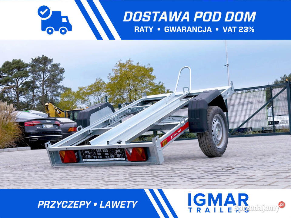 Przyczepka TEMARED MOTO 1 pod motocykl DMC 750 Lawety Cegielsko