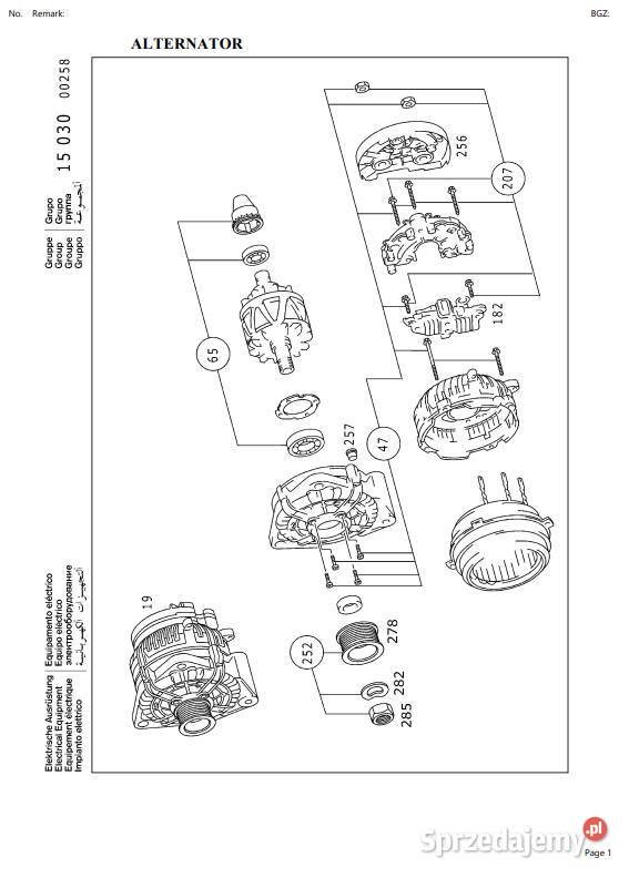 Katalog części Claas Tucano 320 330 Pozostałe Zduńska Wola