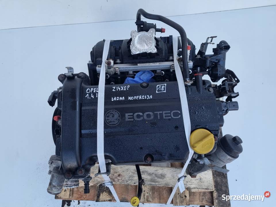 SILNIK KOMPLET Opel Corsa C 14 16V 90 ładna osobowe Rudka