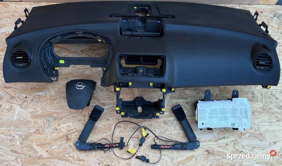 OPEL MERIVA B AIRBAG DESKA KOKPIT PASY 100 Kłodzko