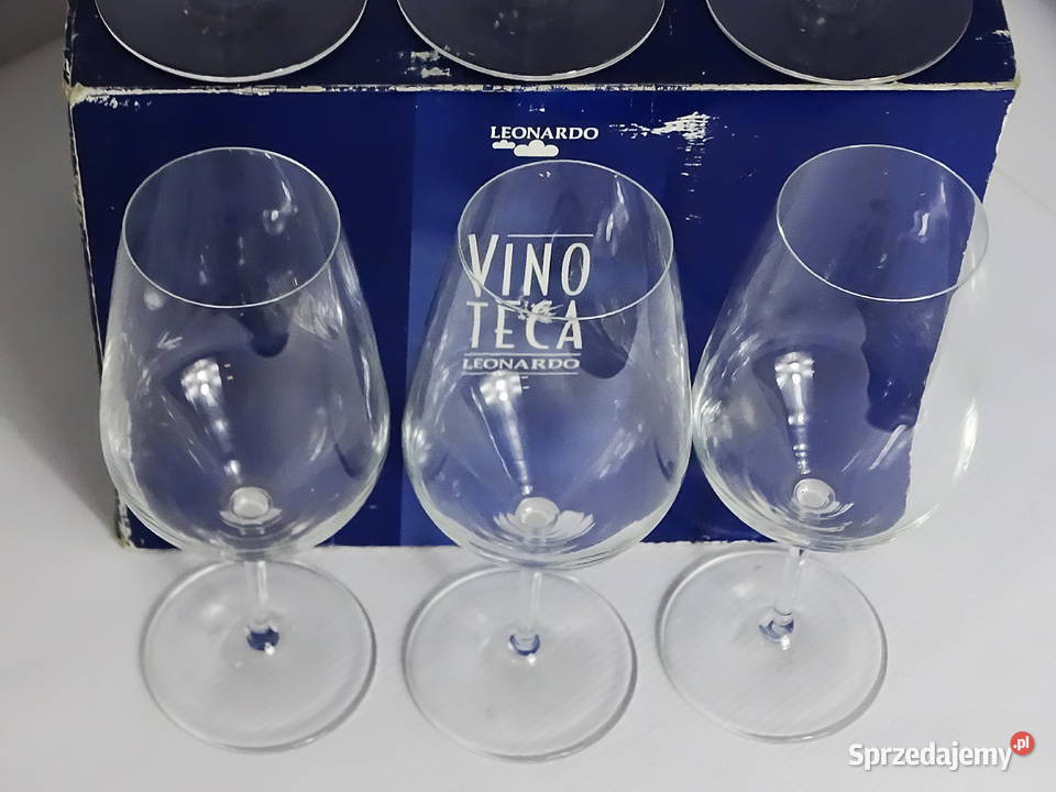 Leonardo Vino Teca kieliszki do czerwonego wina Kieliszki i pucharki Biłgoraj sprzedam