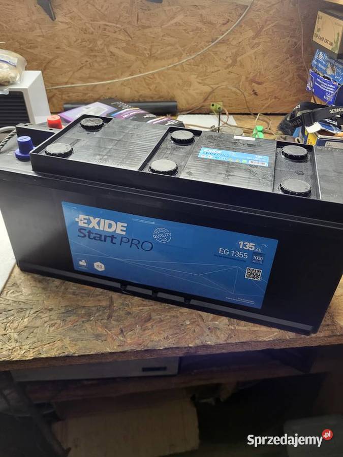 Akumulator EXIDE 12V 135Ah 1000A EG1355 Łódź sprzedam