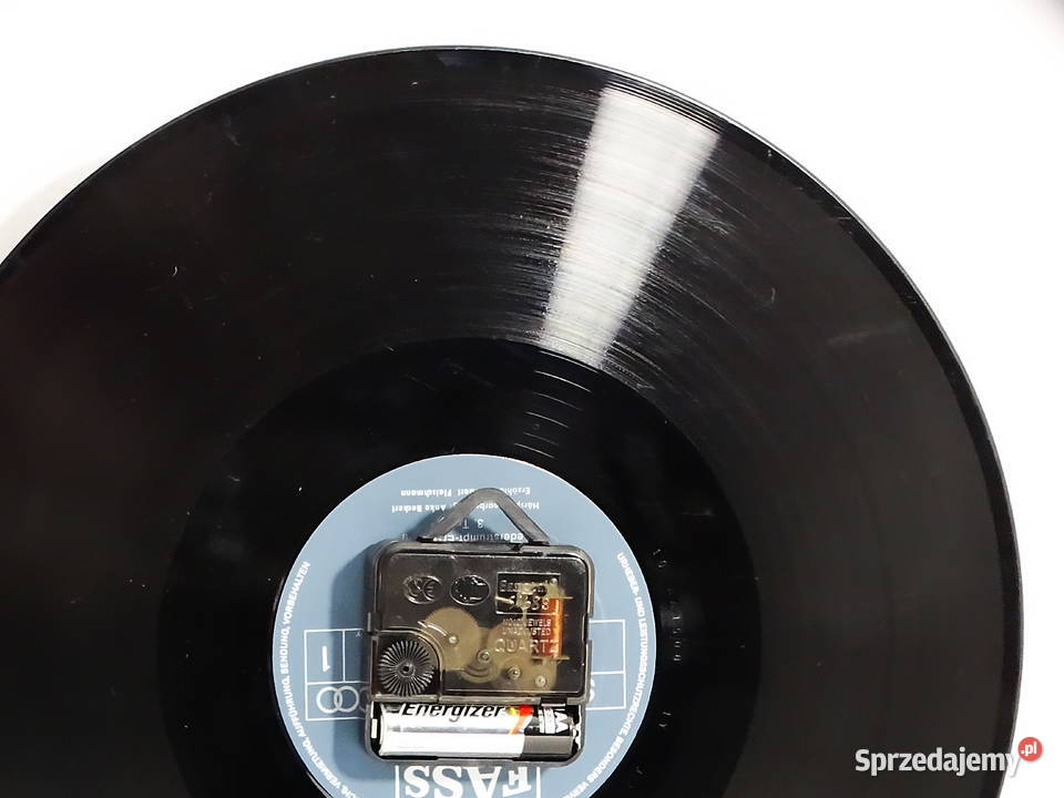 Zegar z płyty winylowej 12 LP klasyczny Biłgoraj