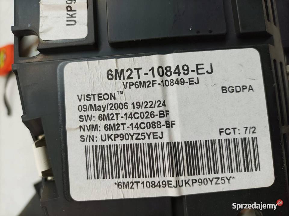 LICZNIK 6M2T10849EJ 25 B Ford S I 20062015