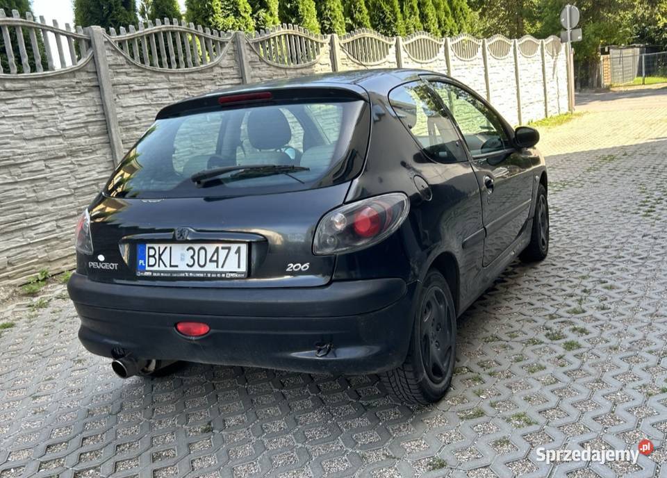 Peugeot 206 14 benzyna 2002 manualna mazowieckie Ostrów Mazowiecka