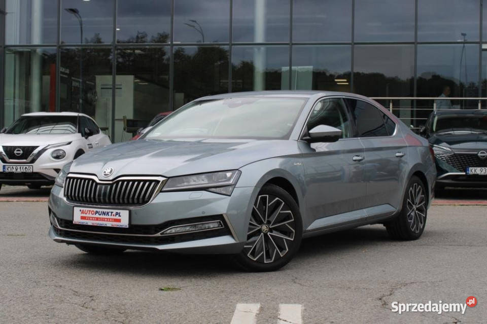 Skoda Superb 2020r Salon Skóry EL Fotele z Kraków