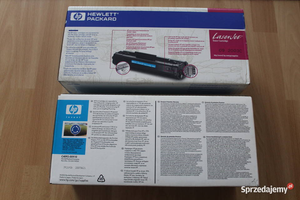Nowy oryginalny toner HP 92A C4092A Katowice