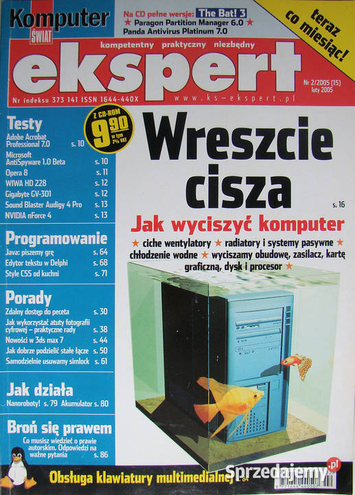 Komputer Świat Ekspert rocznik 2005 z CD Rok wydania 2005 Limanowa