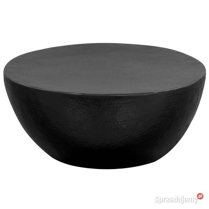 Stolik kawowy z młotkowanego aluminium 70 x 30