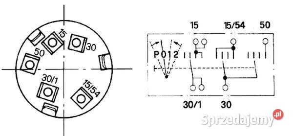 Stacyjka zapłonu P012 Cobo 14120000 Kamionna