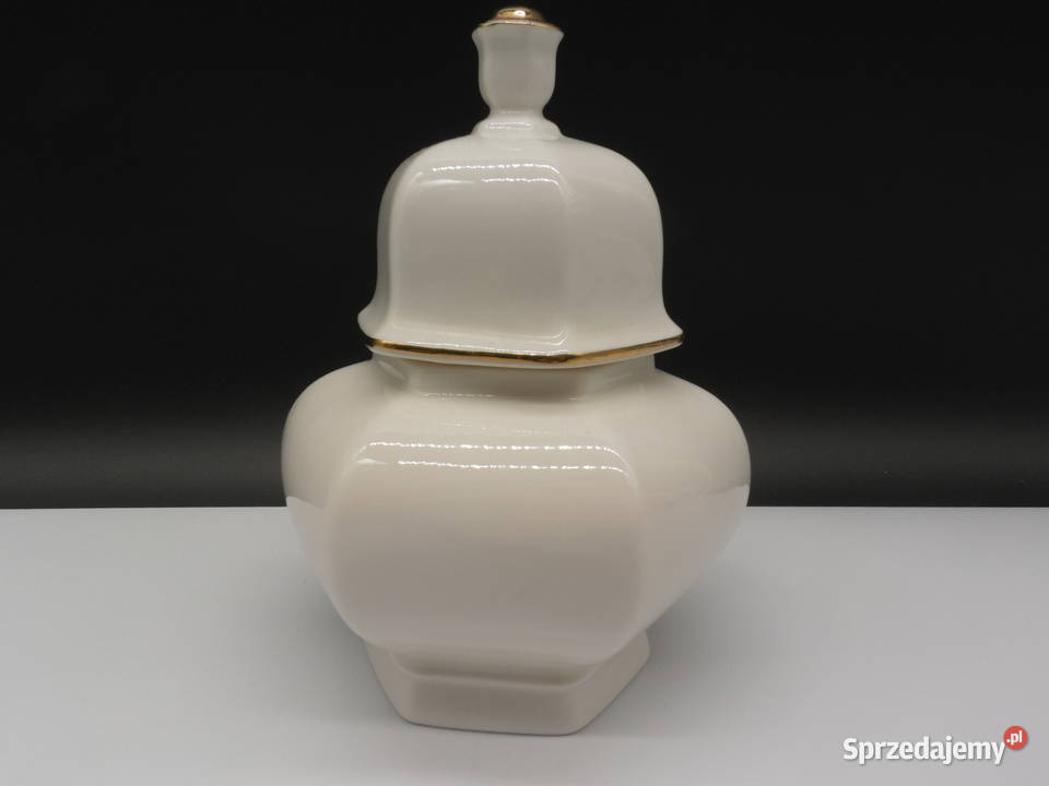 Chiński porcelanowy wazonamfora bomboniera Antyki, Sztuka, Kolekcje wielkopolskie Raszków