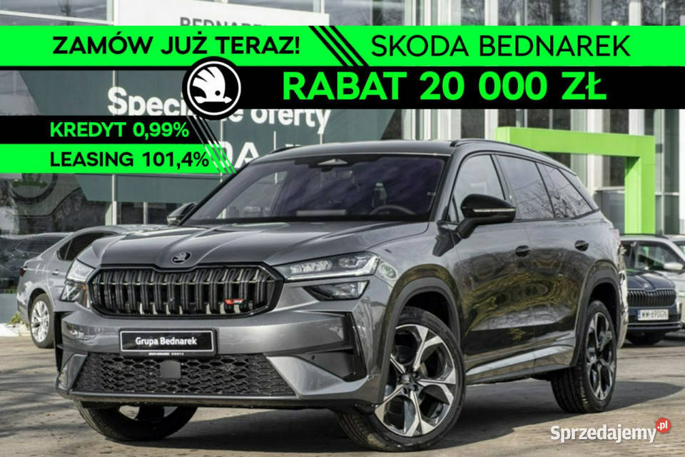 koda Kodiaq RS 20 TSI 265 DSG 4x4 Zamów już Łódź sprzedam