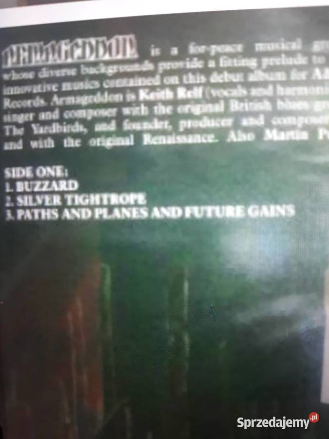 Archiwum hard rocka ARMAGEDDON Armageddon 1975 Rzeszów sprzedam