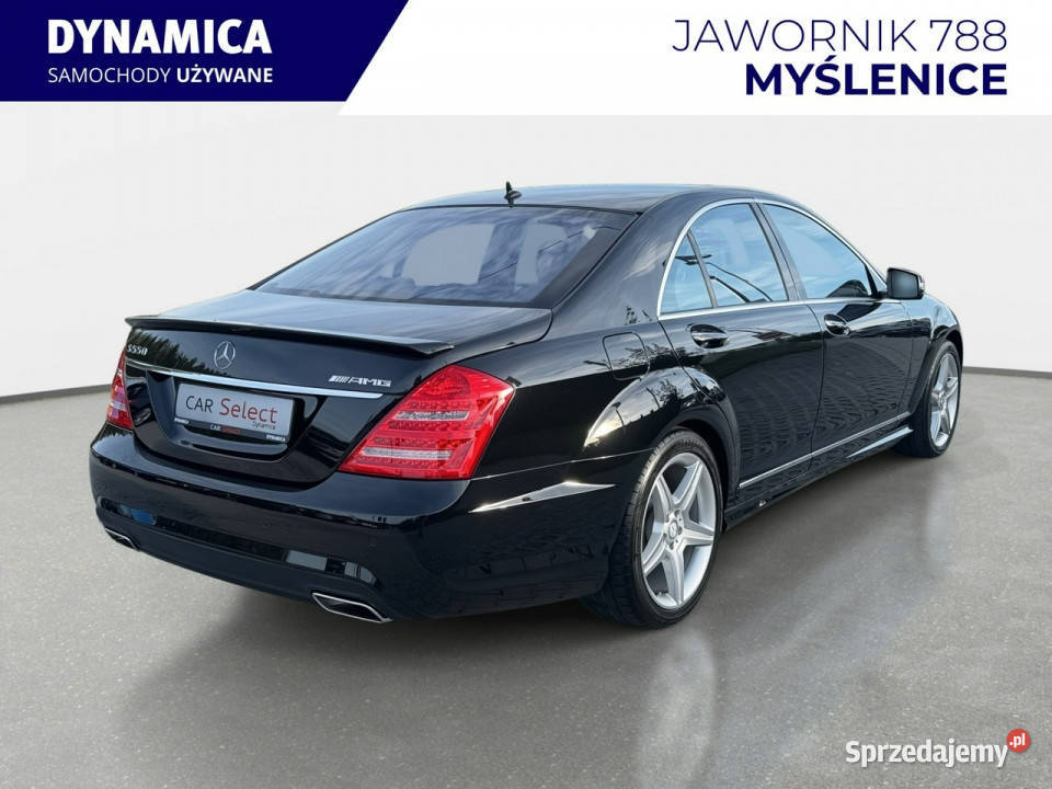 Mercedes S 550 55 V8 388 7GTronic 2010 r elektryczne lusterka małopolskie Myślenice