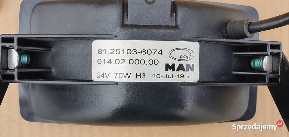 MAN HALOGEN ROBOCZY ORYGINAŁ 81251036074 Bieleń