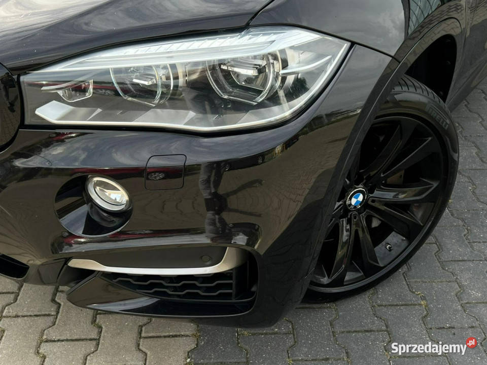 BMW X6 M50 D 30 381 Salon Polska Bezwypadkowy wielofunkcyjna kierownica Piotrków Trybunalski