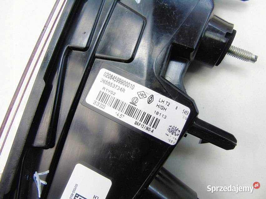 Lampa lewy tył na klapę bagażnika Renault Captur śląskie