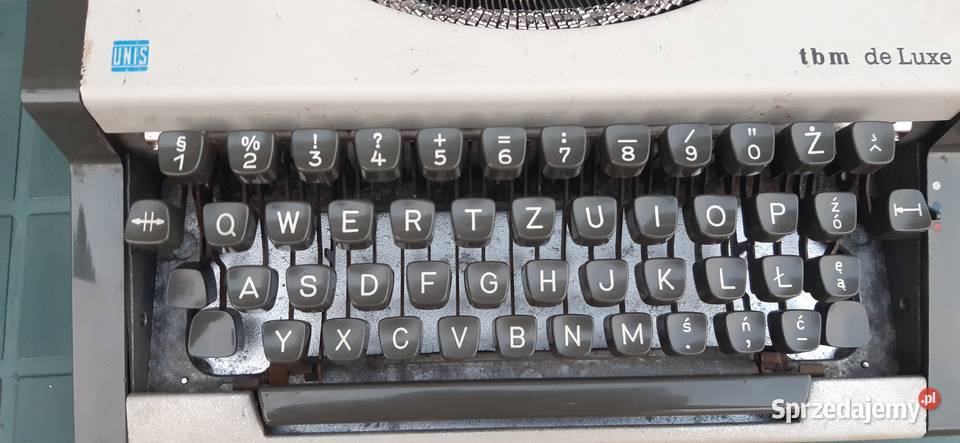 TBS De Lux maszyna do pisania przenośna Łódź