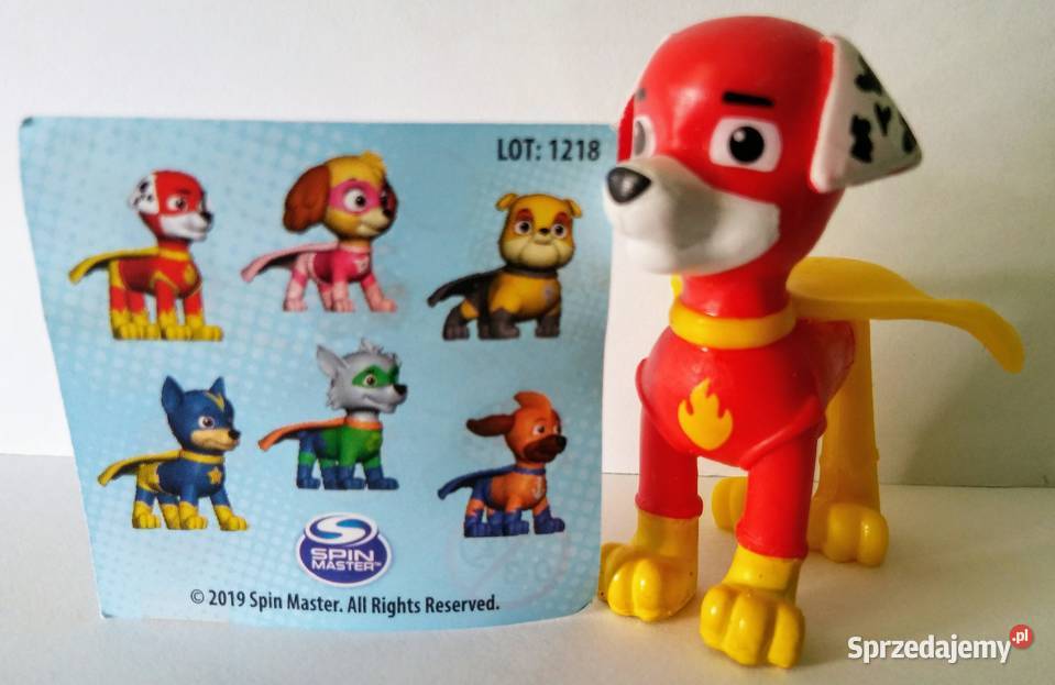 3 komplet psi patrol figurki spin master skye Giżycko