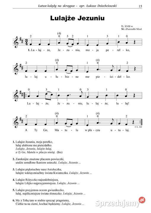 Kolędy na skrzypce nuty 24 kolęd słowa mp3 nowe mazowieckie Warszawa sprzedam