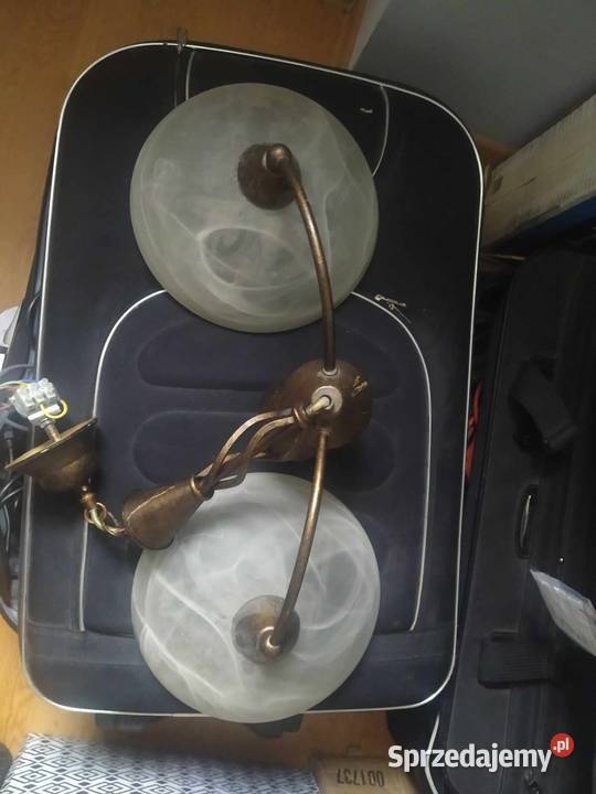 lampa sufitowa dwa klosze Leszno sprzedam