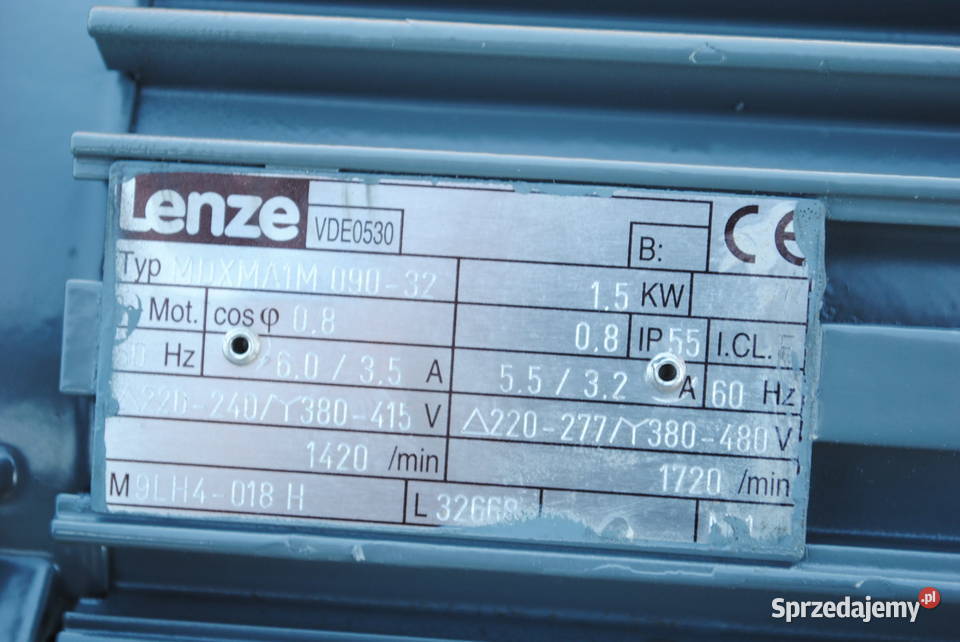 Motoreduktor 15kw 350obrmin LENZE GST052MVBR9032 Kargowa