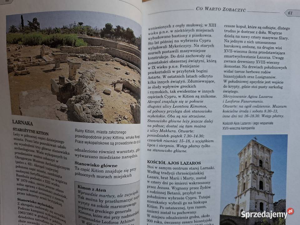 Cypr Robert BulmerThomas Cook przewodnik przewodnik Mapy i przewodniki Kraków sprzedam