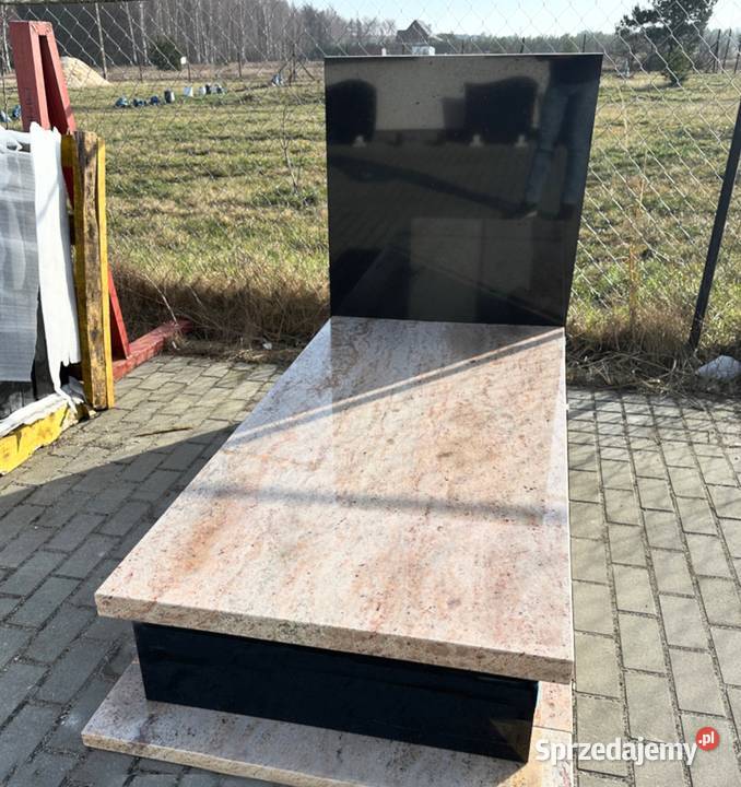 Nagrobki granitowe sprzedaż montaż dodatki Sieradz
