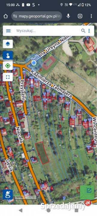 Na sprzedaż działka budowlana 801m JaworznoBory 359zł/m2 śląskie Jaworzno