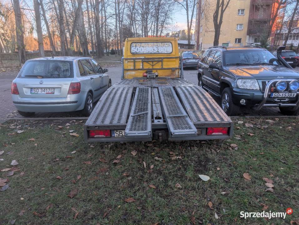 Auto laweta Fiat Ducato długi najazd Lawety śląskie Sosnowiec