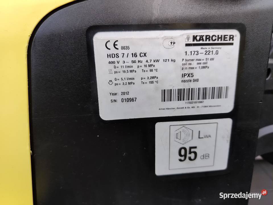 Myjka Karcher HDS 716 CX inne 7958959951020 RATY Odolanów